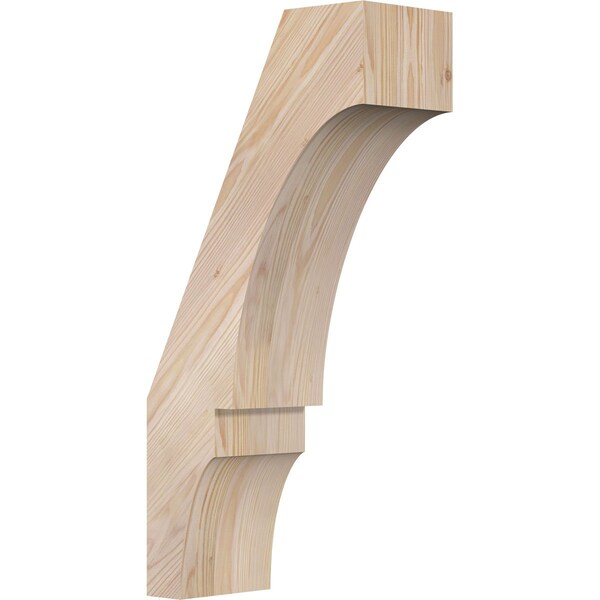 Ekena Millwork 5 1/2"W x 12"D x 24"H Balboa Smooth Knee Brace, Douglas Fir BRC06X12X24BOA00SDF - main